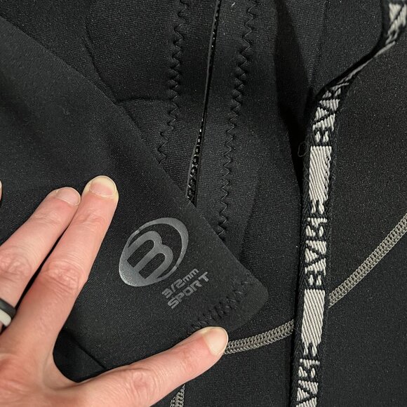 Bare 3/2mm Sport full length women's wetsuit size 14 - Picture 7 of 12